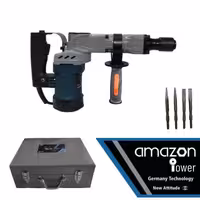 چکش تخریب 9.5 کیلویی سوپر پاور آمازون با جعبه فلزی 19 ژول  چهارقلم مدل 0835