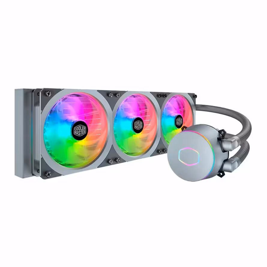 خنک کننده مایع پردازنده کولر مستر MASTERLIQUID ML360P SILVER EDITION