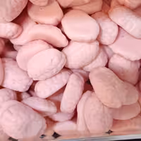 پاستیل مغز با طعم میوه های استوایی تازه و خوشمزه 200 گرمی آجیل و خشکبار مهران 