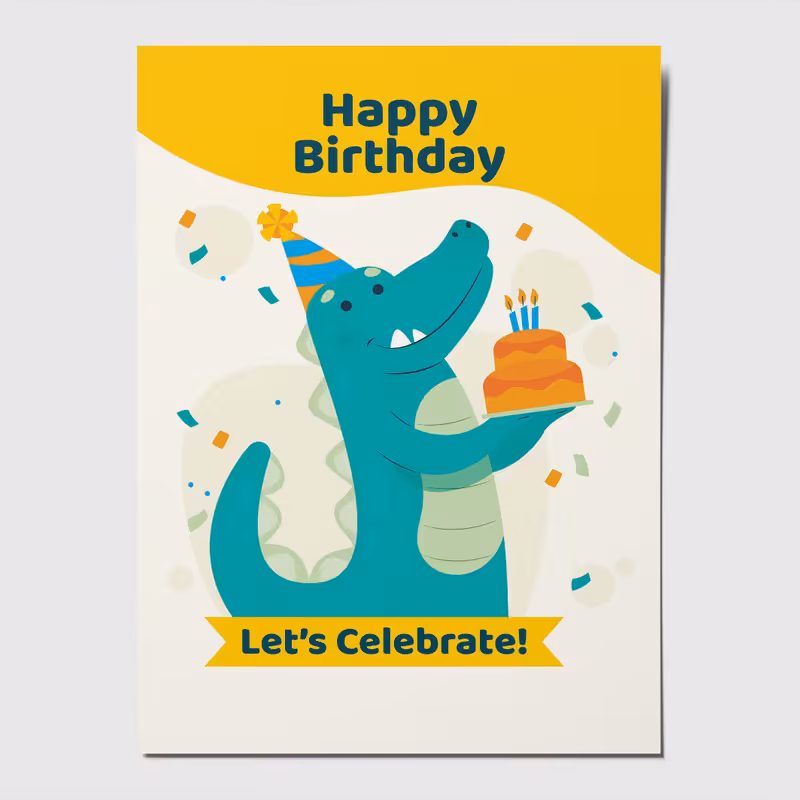 کارت پستال طرح دعوت تولد کد STH04 بسته 20 عددی 