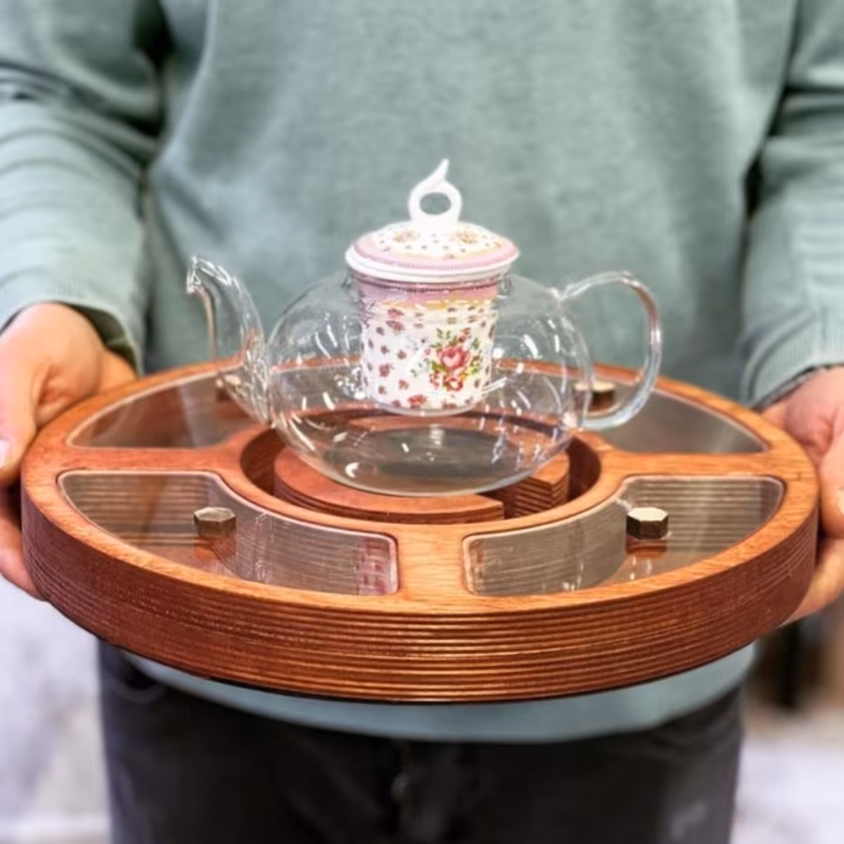 تیبگ چوبی گرد 
