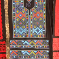 پنل 6 تیکه سنتی بلوچی دوزی برجسته  نخ کاموا اعلأ-18