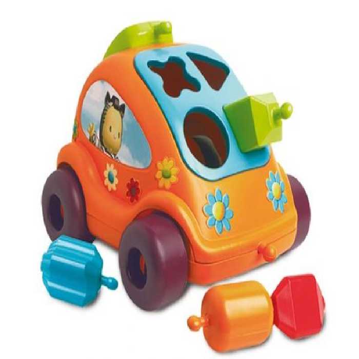 ماشين پازل جورچين نارنجي رنگ smoby كد212218