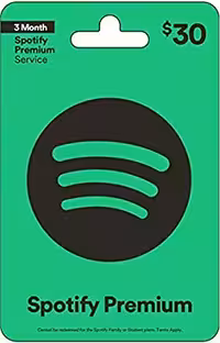 گیفت کارت 30 دلاری اسپاتیفای امریکا (سه ماهه)
