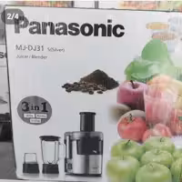 اب میوه گیری پاناسونیک اصل ساخت مالزی  دارای مخلوط کن اب میوه گیری و اسیاب