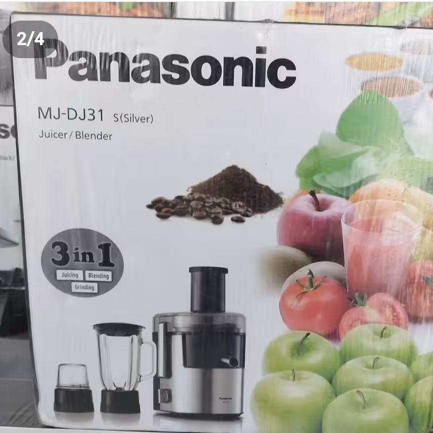 اب میوه گیری پاناسونیک اصل ساخت مالزی  دارای مخلوط کن اب میوه گیری و اسیاب