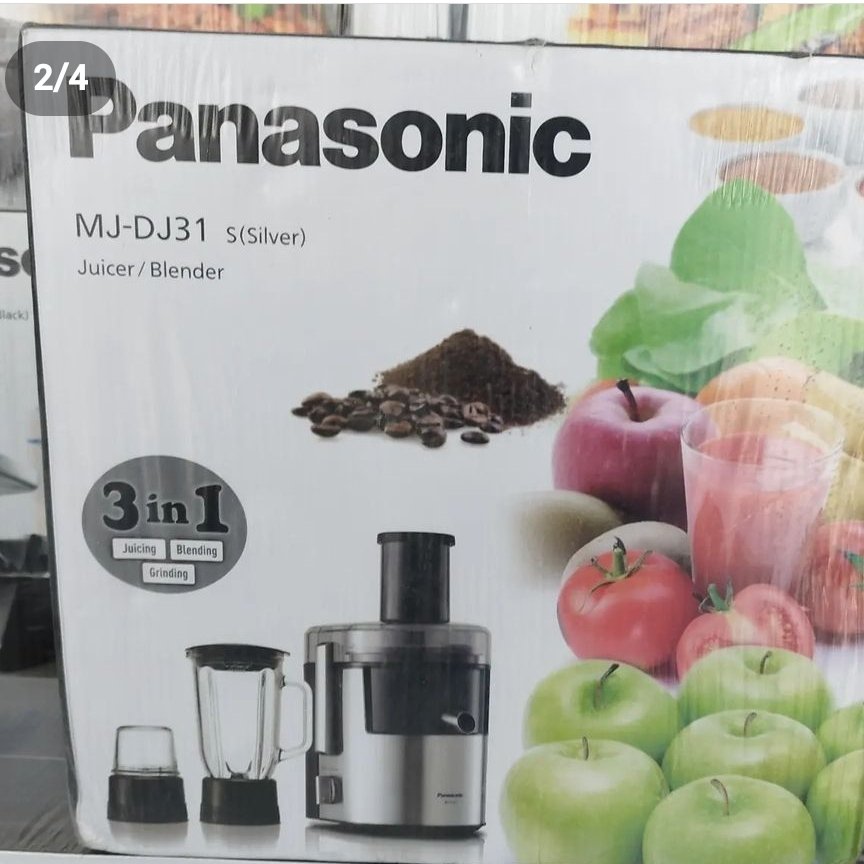 اب میوه گیری پاناسونیک اصل ساخت مالزی دارای مخلوط کن اب میوه گیری و اسیاب