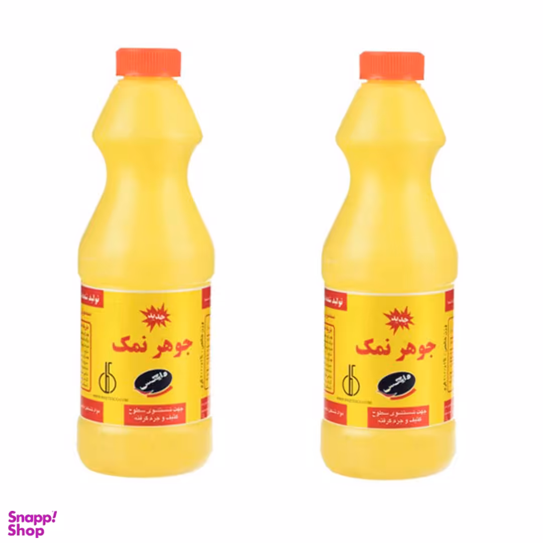 مایع جوهر نمک وایتکس مدل زرد حجم 1000 میلی لیتر مجموعه دو عددی