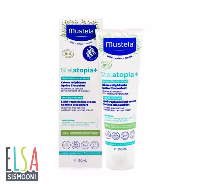 کرم بدن ضداگزما استلاتوپیا  موستلا mustela
