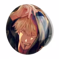 آینه جیبی خندالو طرح دنجی انیمه مرد اره ای مدل تاشو کد 17866