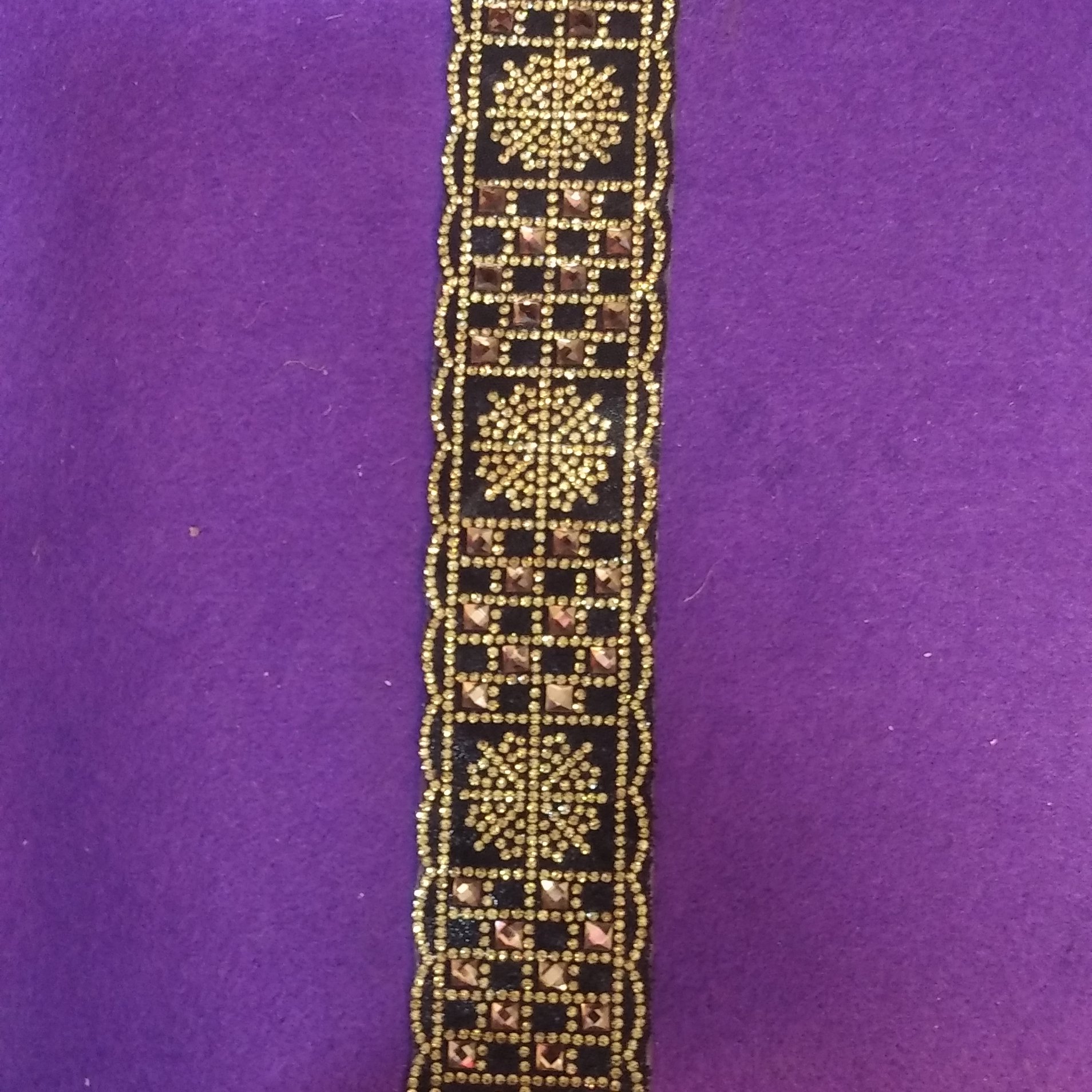 پنل اتویی مشکی طلایی 1 قواره ی 40 سانت