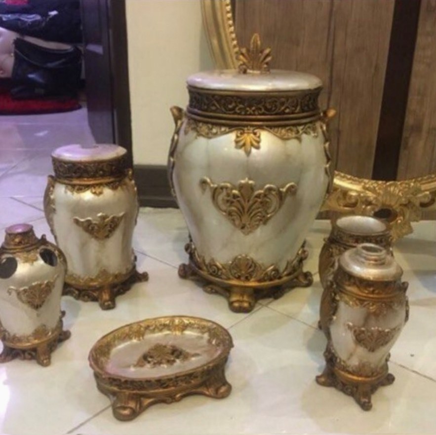 سرویس دستشویی خمره ای جنس پلی استر