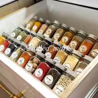 استند نظم دهنده  شیشه مک کارتی کشو ادویه