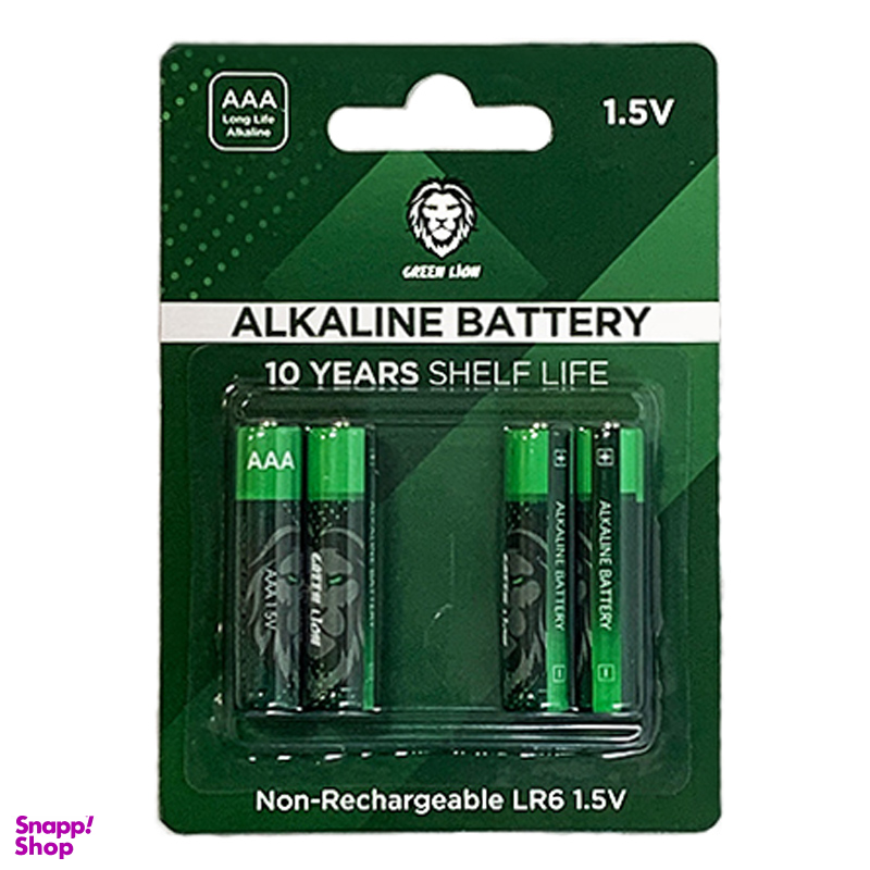 باتری نیم قلمی گرین لاین مدل GNAKBAAA بسته ۴ عددی