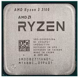 پردازنده تری ای ام دی مدل Ryzen 3 3100 با سوکت AM4 و فرکانس 3.6 گیگاهرتز