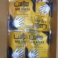 دستکش ضخیم نایلونی بسته 100تایی