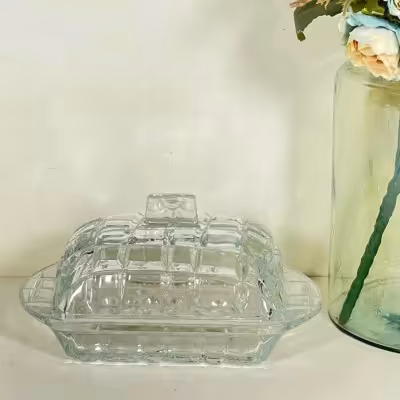 کره خوری جنس بلوری درب دار مدل زمنس جعبه کادویی