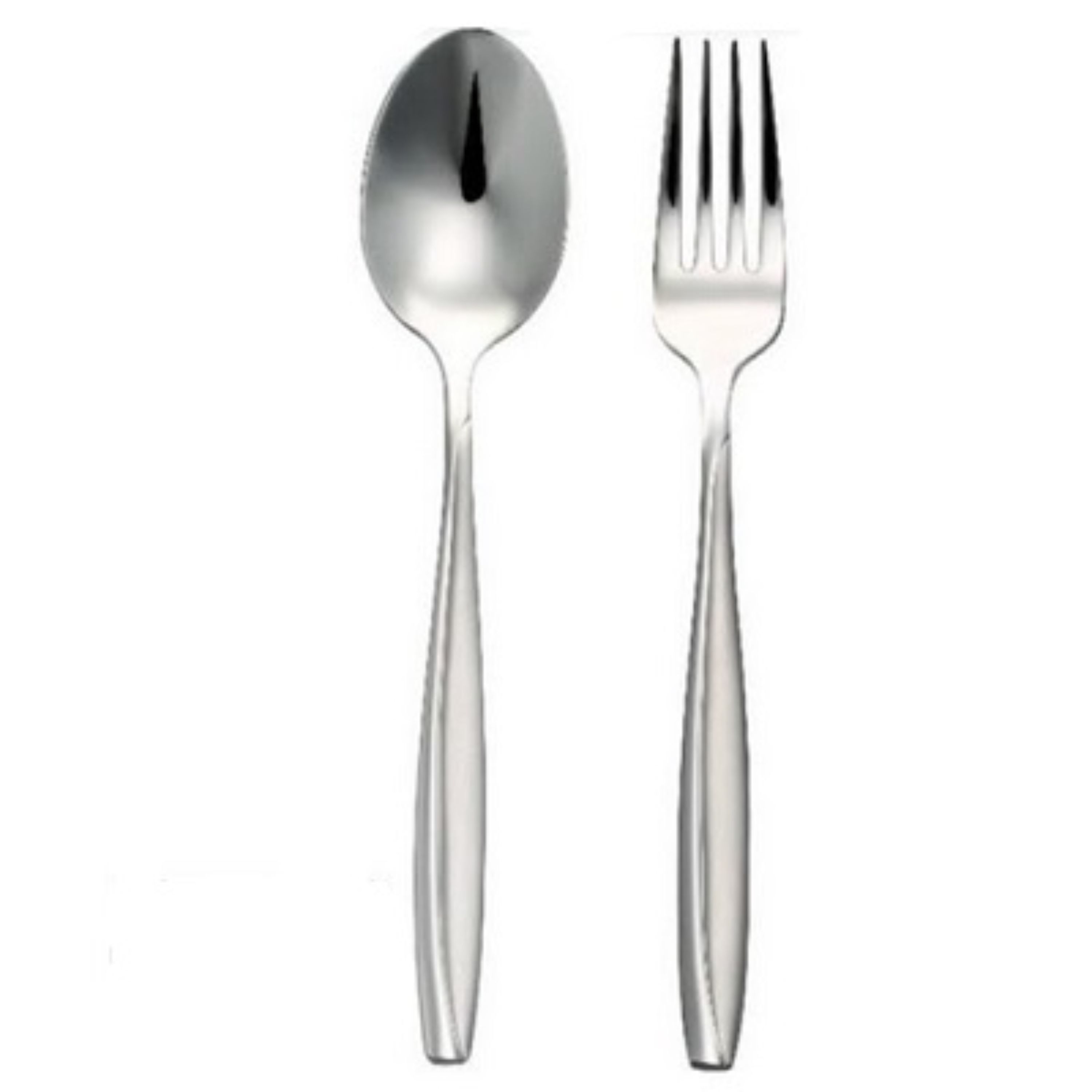 قاشق و چنگال یونیک جنس استیل بسیار براق و اصل