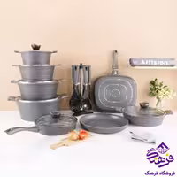 سرويس قابلمه ارتيستون 25پارچه طوسي 2587