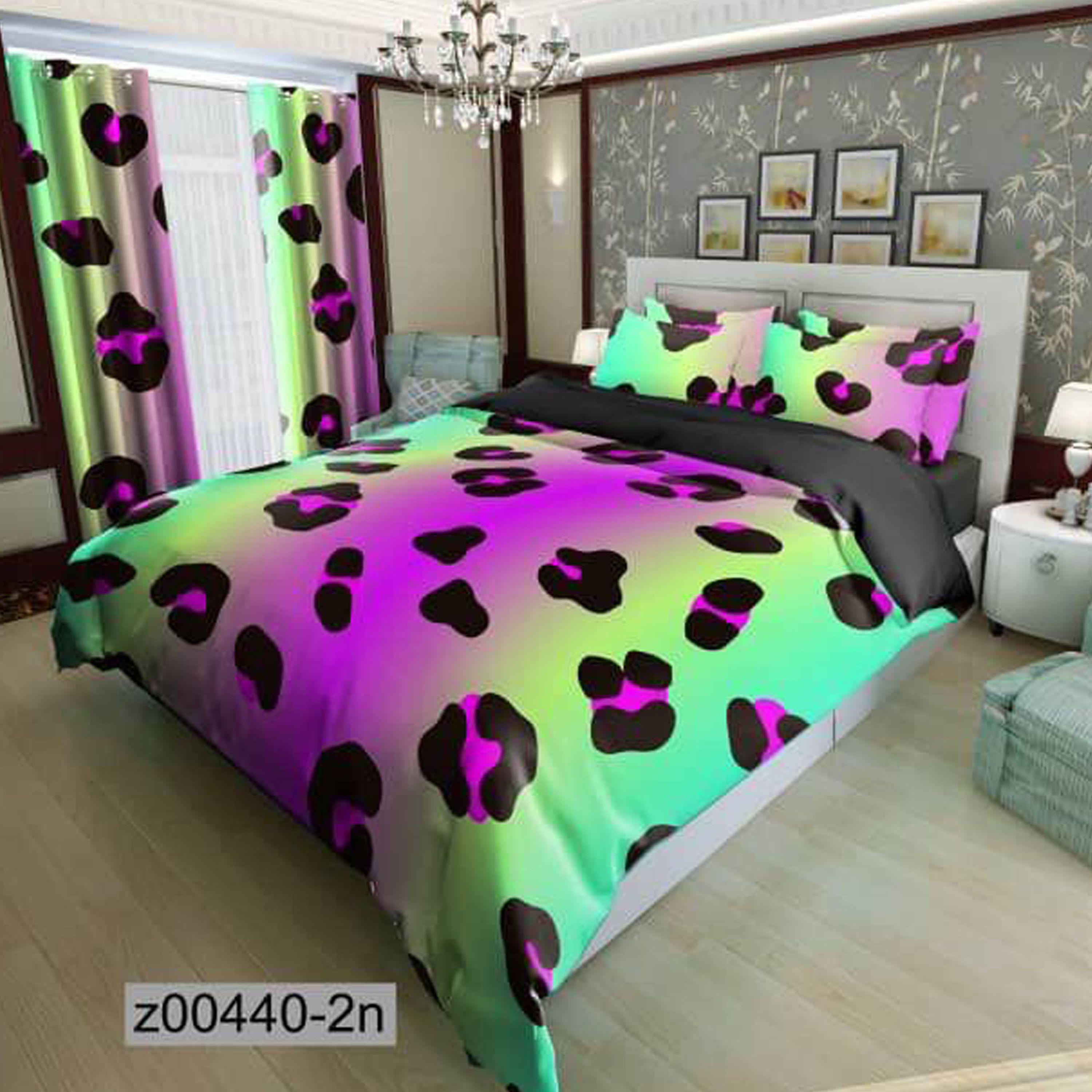 سرویس روتختی 1 نفره تنسل چاپی برندترک لند (Turk Land)  کد z 440