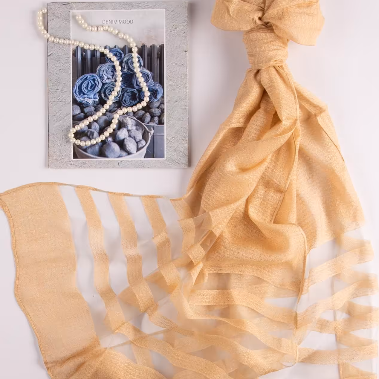 شال مجلسی عیدانه مزونی ویسکوز ابریشم وارداتی شیک خاص ترند مجلسی فقط رنگ  نباتی بهاری بهارانه