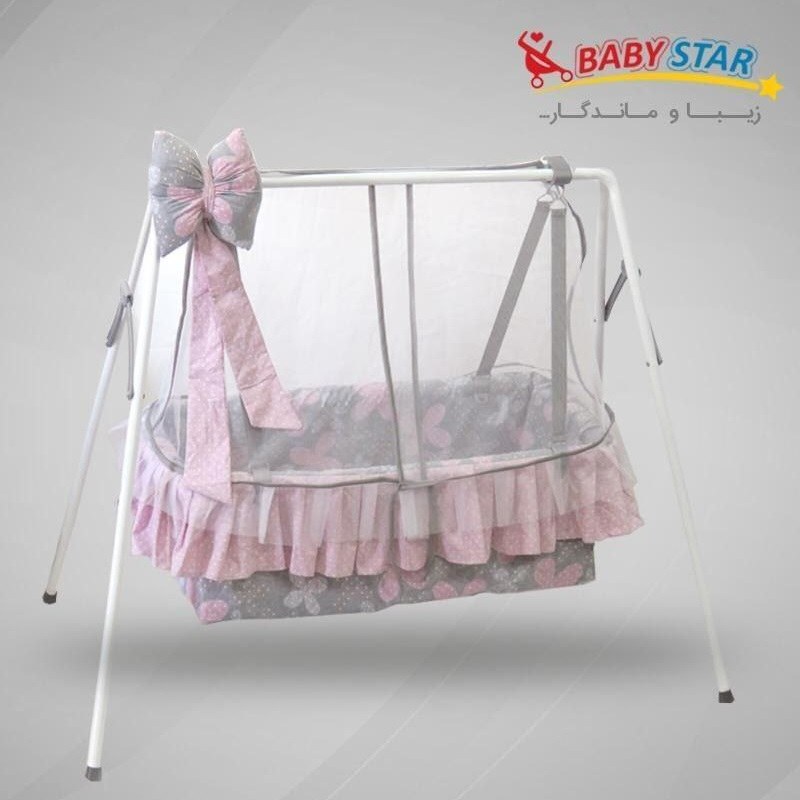 گهواره نوزاد بی بی استار طرح پاپیون