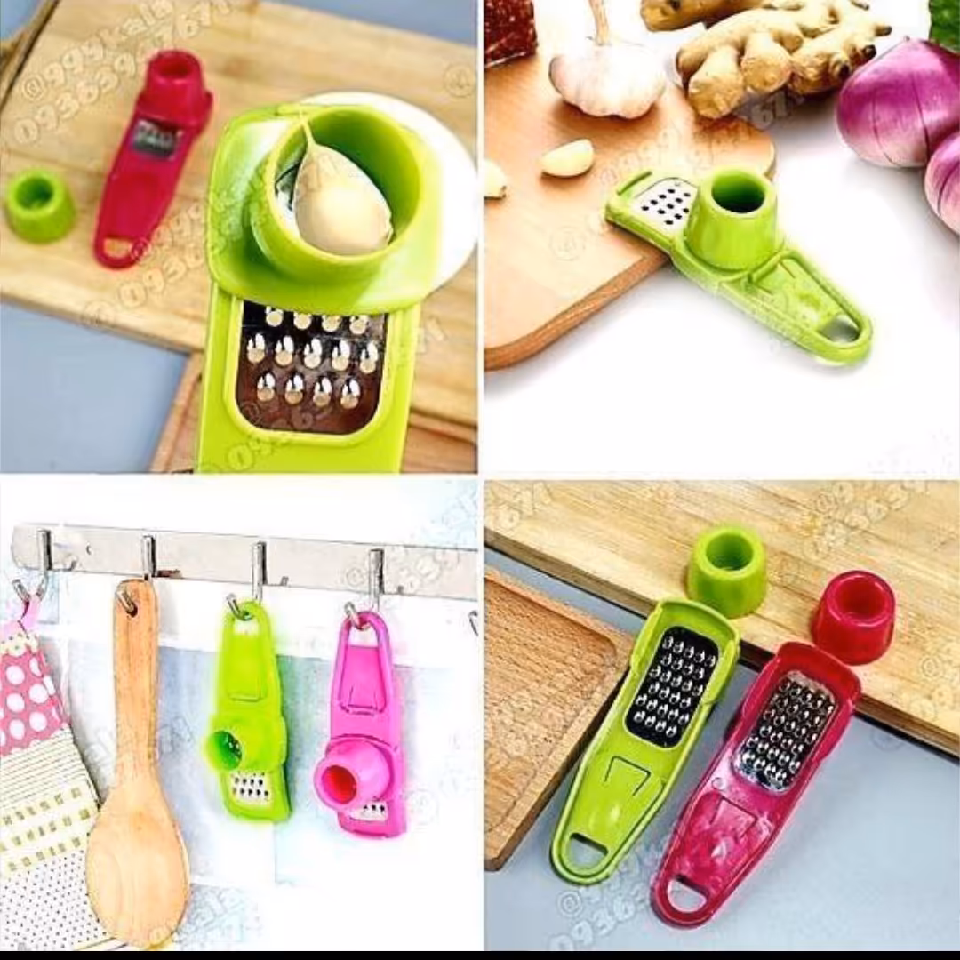 رنده سیر کشویی برای رنده کردن سیر بادام گردو در پلاسکو دهقان 