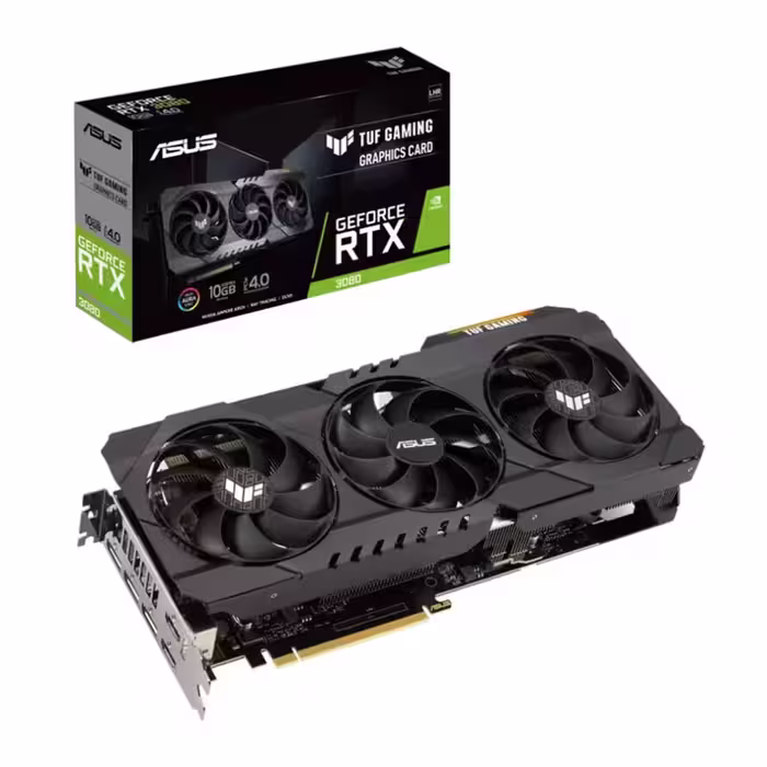 کارت گرافیک ایسوس TUF Gaming RTX 3080 V2 10G LHR