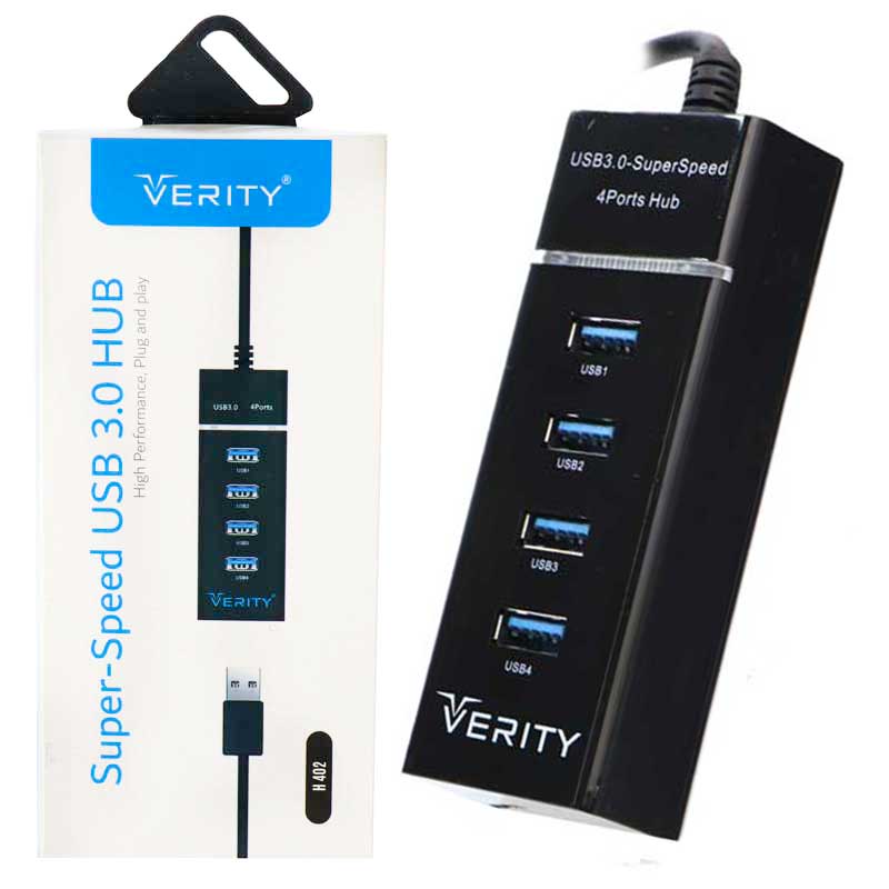 هاب 4 پورت USB3 وریتی H402