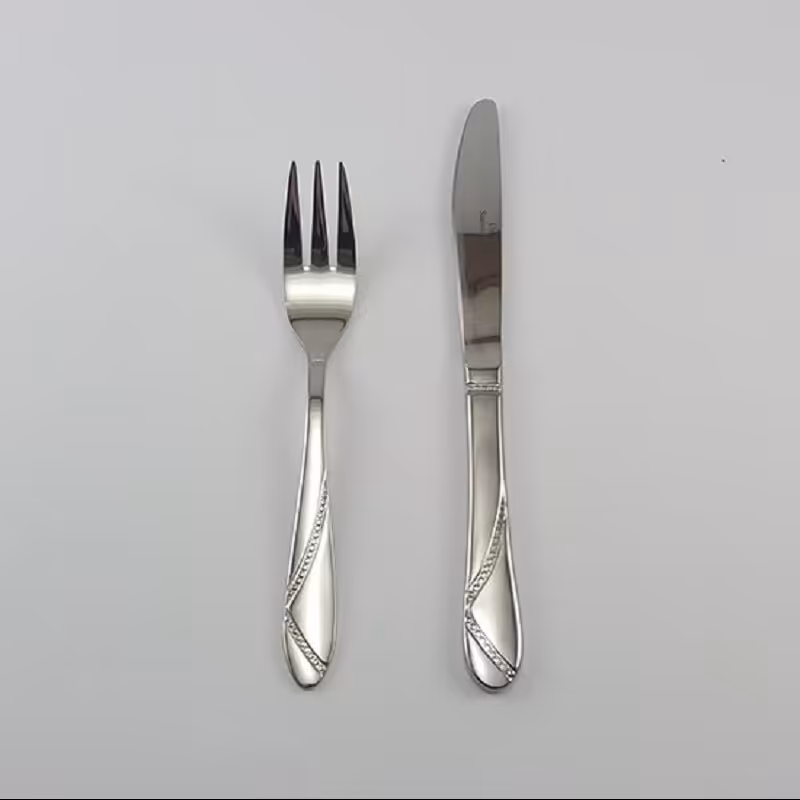 کارد و چنگال استیل 12 پارچه یونیک کد 5704