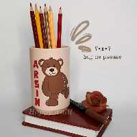 جامدادی پسرونه خرسی تدی با اسم دلخواه