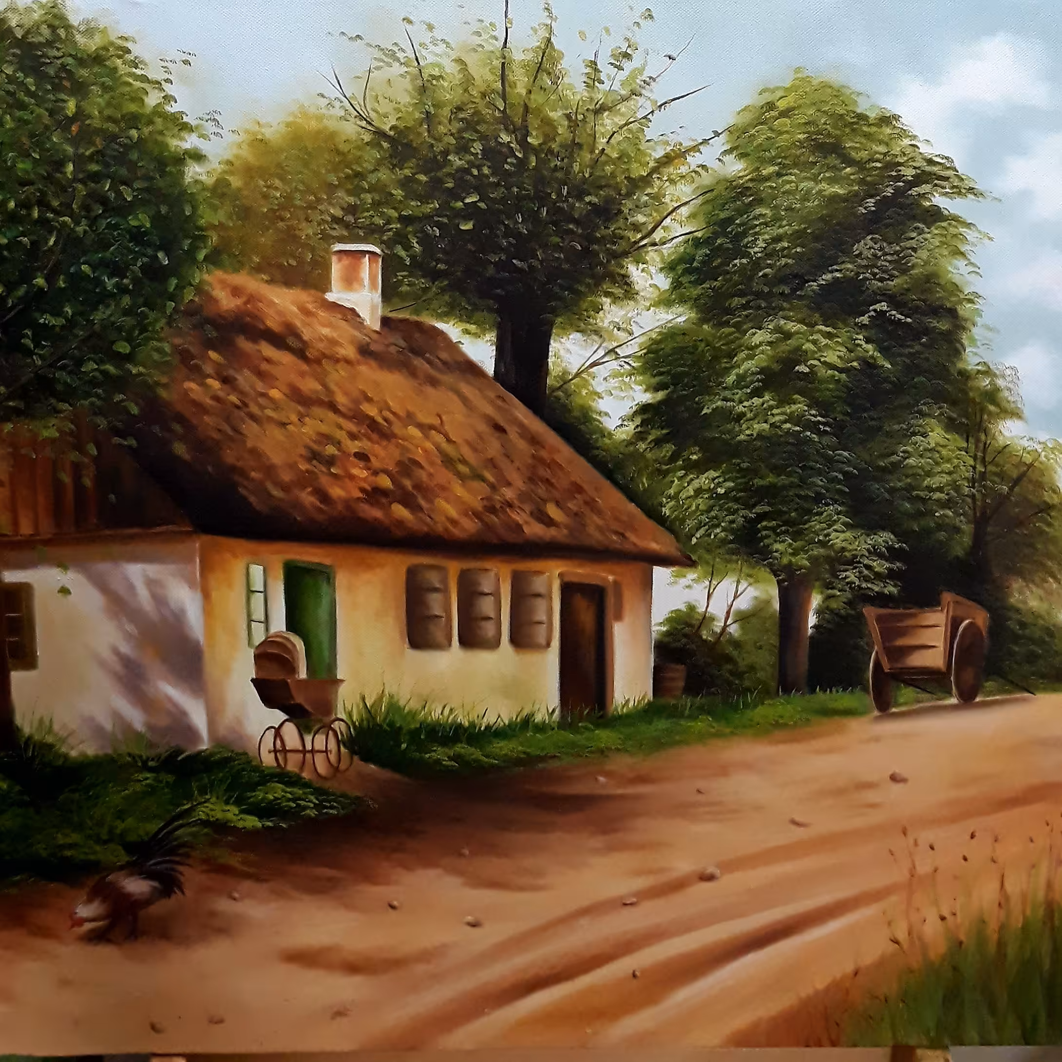 نقاشی رنگ روغن منظره