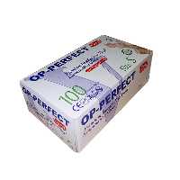 دستکش وینیل  بدون پودر 100 عددی سایز کوچک (اسمال-small) -حریر OP-PERFECT 