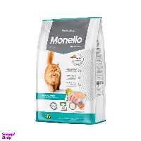 غذای خشک هیربال گربه مونلو طعم مرغ و ماهی وزن 1 کیلوگرم