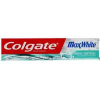 خمیر دندان کولگیت مدل  Max White اصل حاوی کریستال نعنا | سفیدکننده قوی دندان | 75 میل