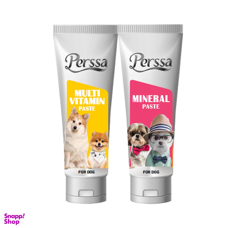 مکمل مولتی ویتامین و مینرال سگ پرسا مجموعه 2 عددی