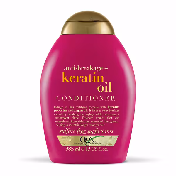نرم کننده روغن کراتین او جی ایکس | بدون سولفات، تقویت مو، ضد موخوره و شکستگی | 385 میل