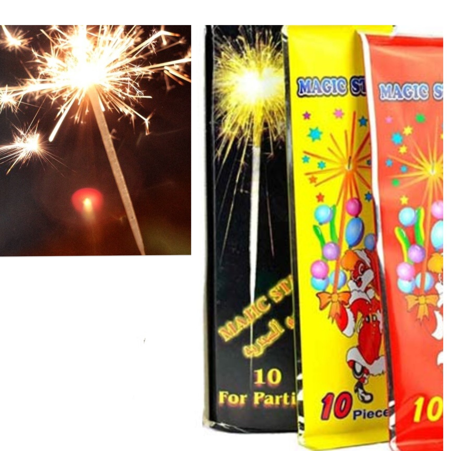 فشفشه قلمی بسته 10 عددی