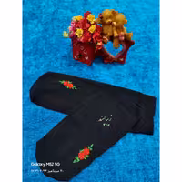 جوراب گلدوزی طرح 8