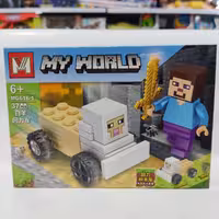 لگو ماینکرافت 36 قطعه همراه ماشین عقبکش سری جدید