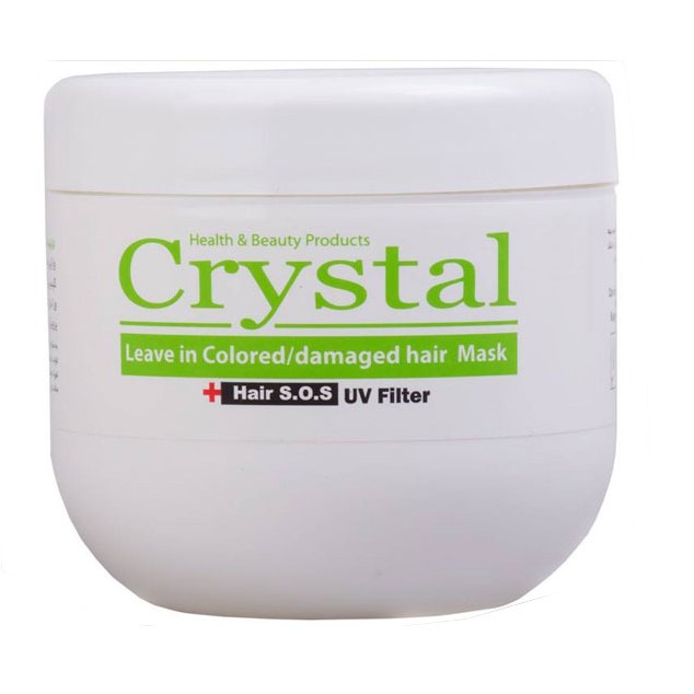 ماسک مو بدون آبکشی تثبیت کننده رنگ کریستال حجم  500 میل