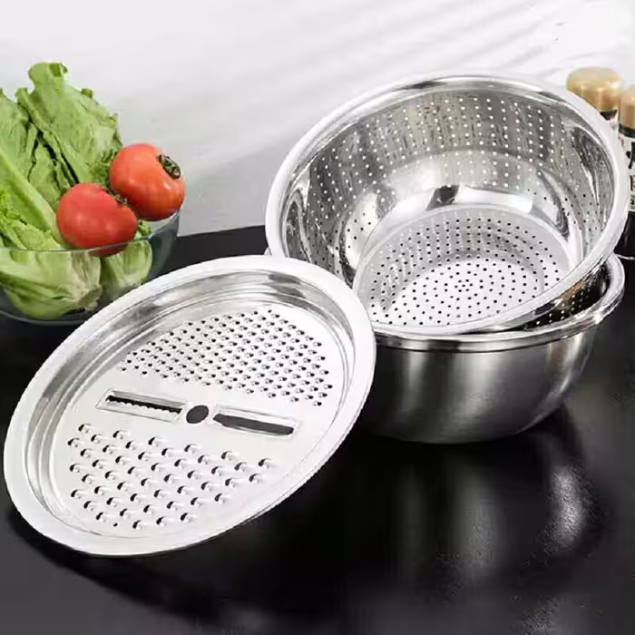 لگن و آبکش رنده دار با ارسال رایگان