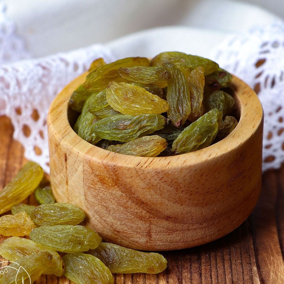 کشمش سبز قلمی کاشمر200گرمی محصول امسالی بسیار تازه وخوش طعم تضمین کیفیت ومرجوعی
