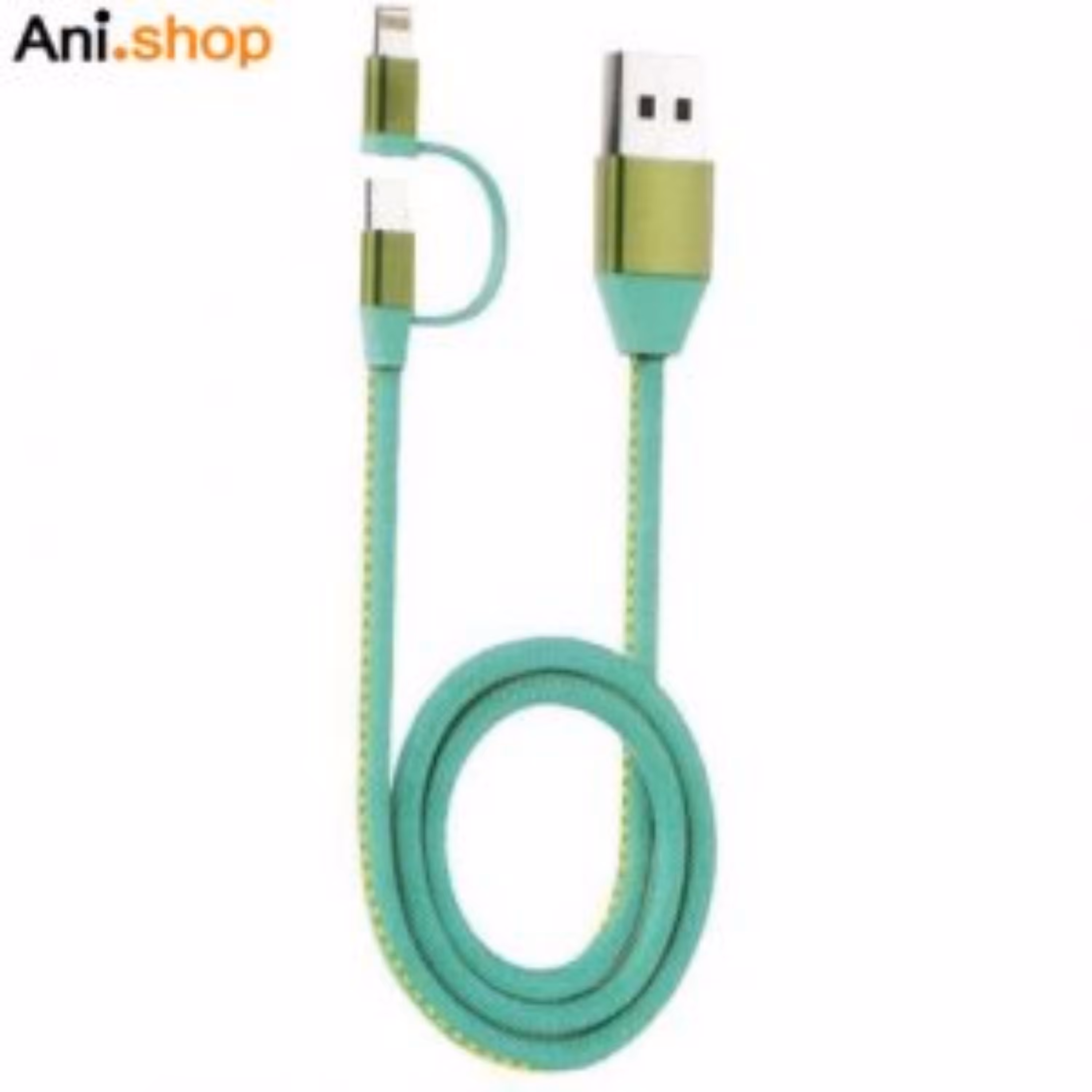 کابل تبدیل USB به لایتنینگ و MicroUSB تسکو مدل TC A101 طول 1 متر