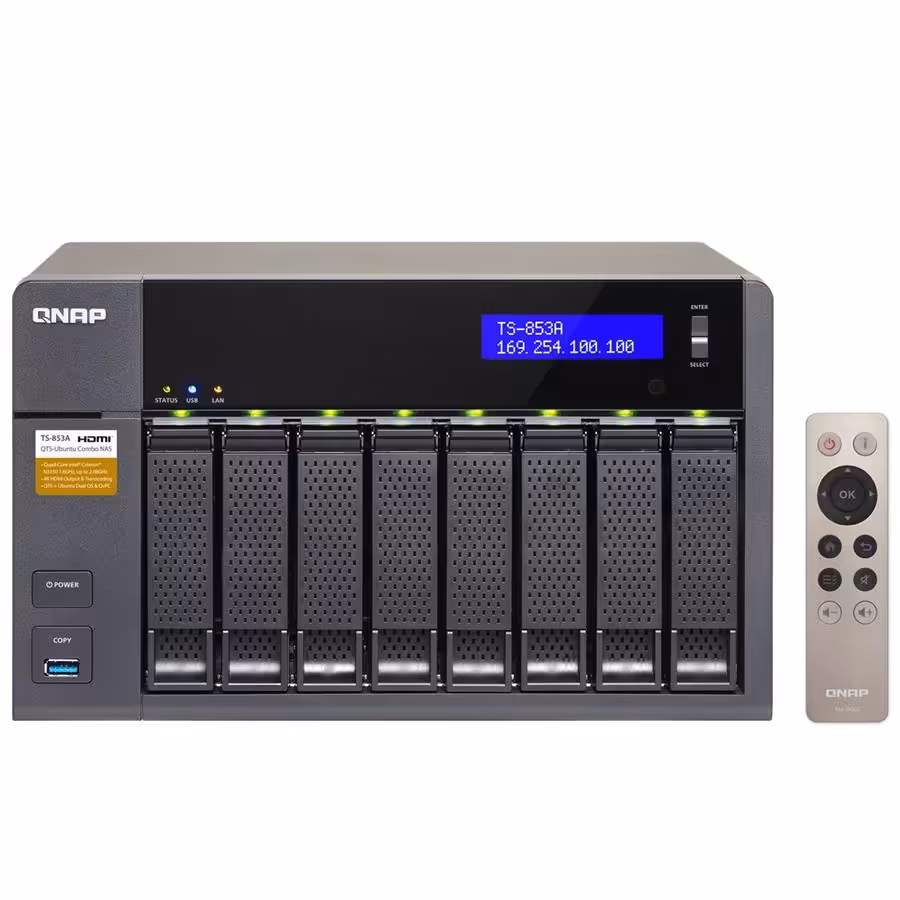 ذخیره ساز تحت شبکه کیونپ مدل تی اس 853 ای