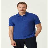 تی شرت یقه پولو آبی مردانه SAKS POLO YAKA نتورک Network