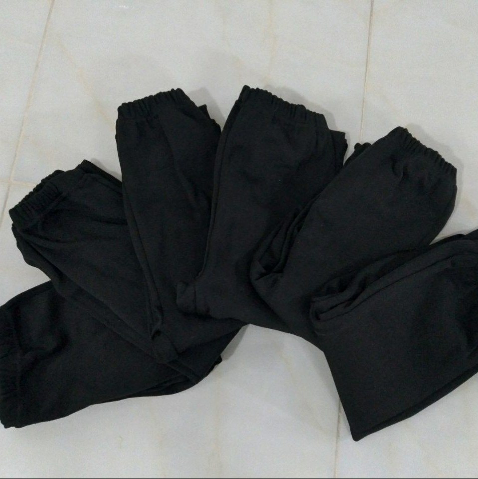 شلوار مشکی زنانه کشباف تو کرک سایز 38 تا 46