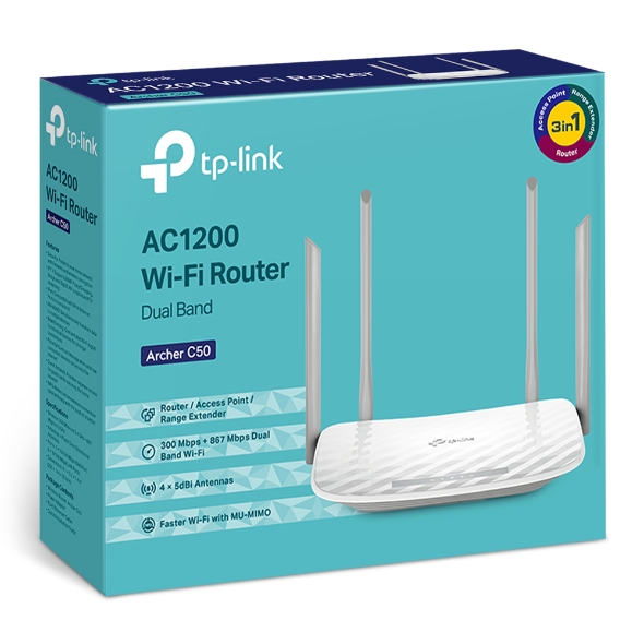 روتر بی سیم تی پی-لینک مدل Archer C50