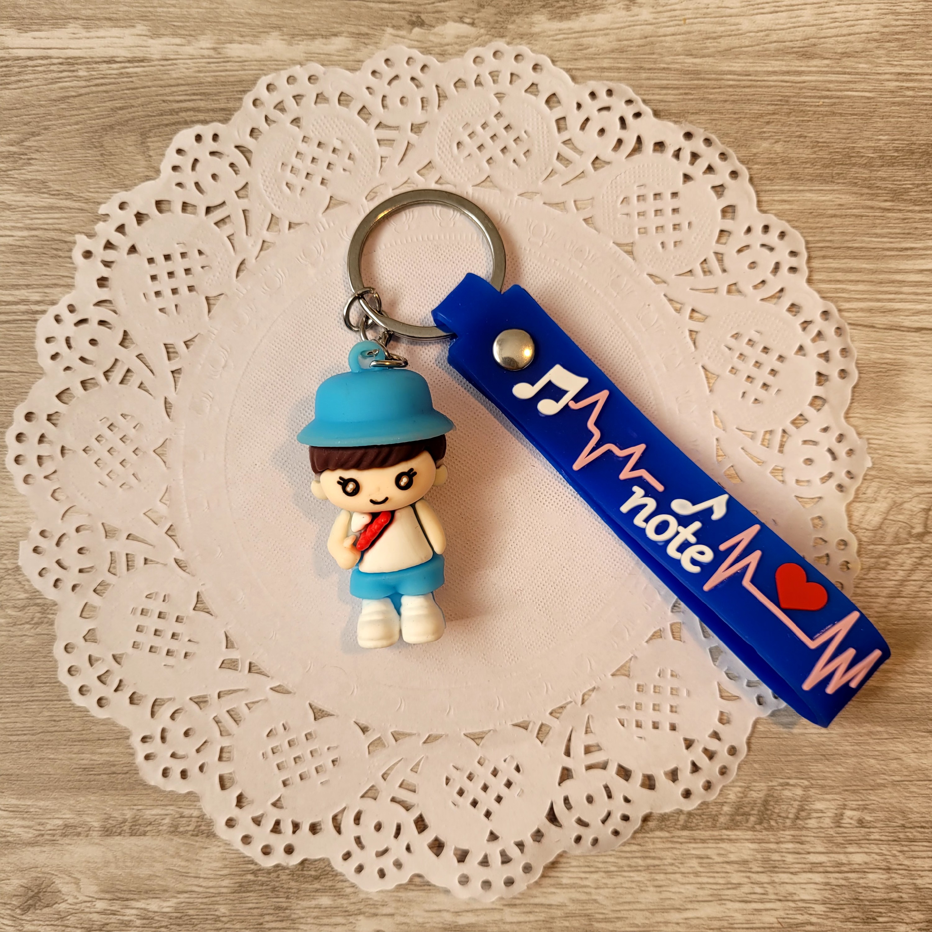 جاسوییچی (جاکلیدی) فانتزی جنس سیلیکونی طرح پسر کلاه پوش