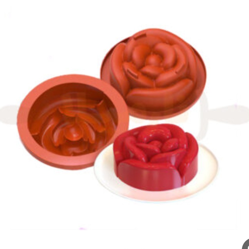 قالب سیلیکونی دسری رز گالیکا 12سانت